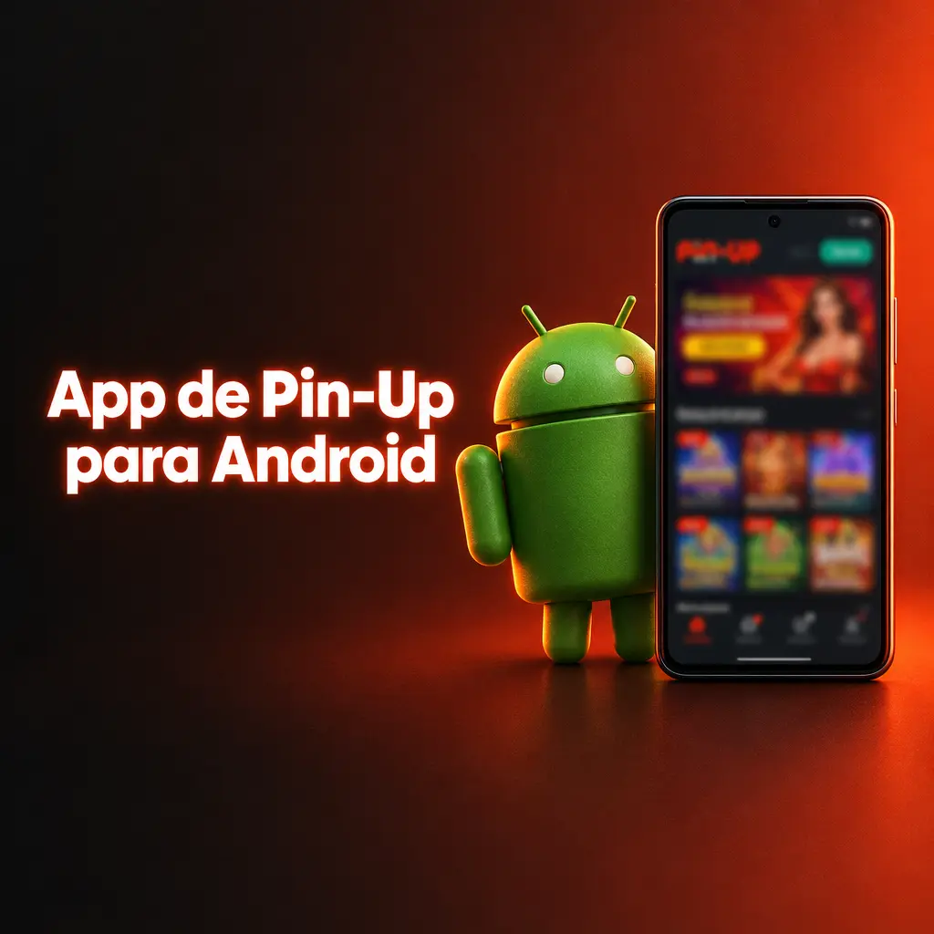 App de Pin-Up para Android en un teléfono móvil
