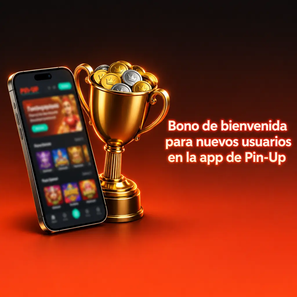 Bono de bienvenida para nuevos usuarios en la app de Pin-Up