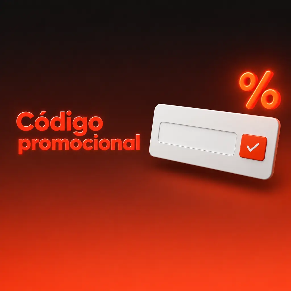 Campo de código promocional en el formulario de registro de Pin-Up